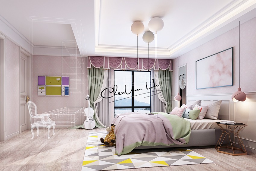 女兒房裝修效果圖