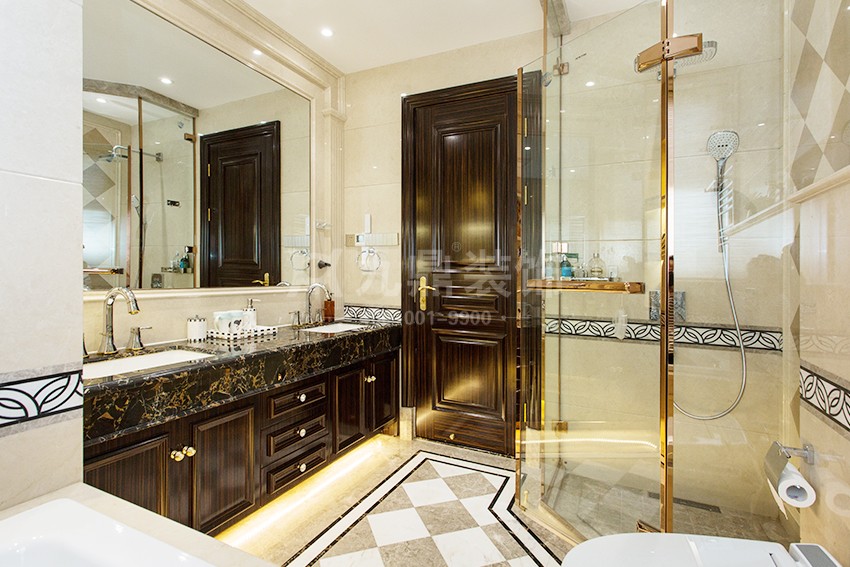 衛(wèi)生間裝修實(shí)景圖