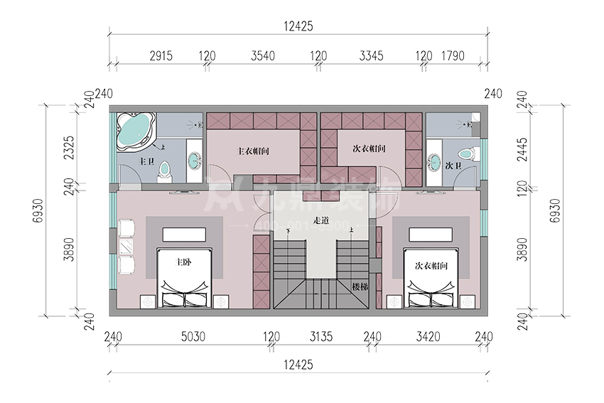 三樓平面布置圖 三樓平面布置圖