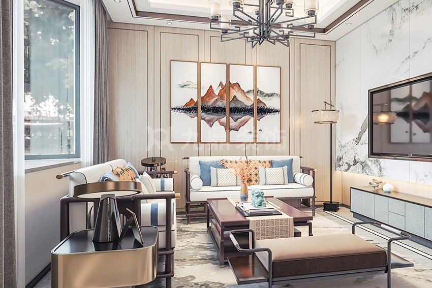 別墅客廳裝修效果圖