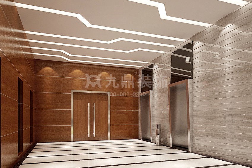 辦公室電梯裝修效果圖