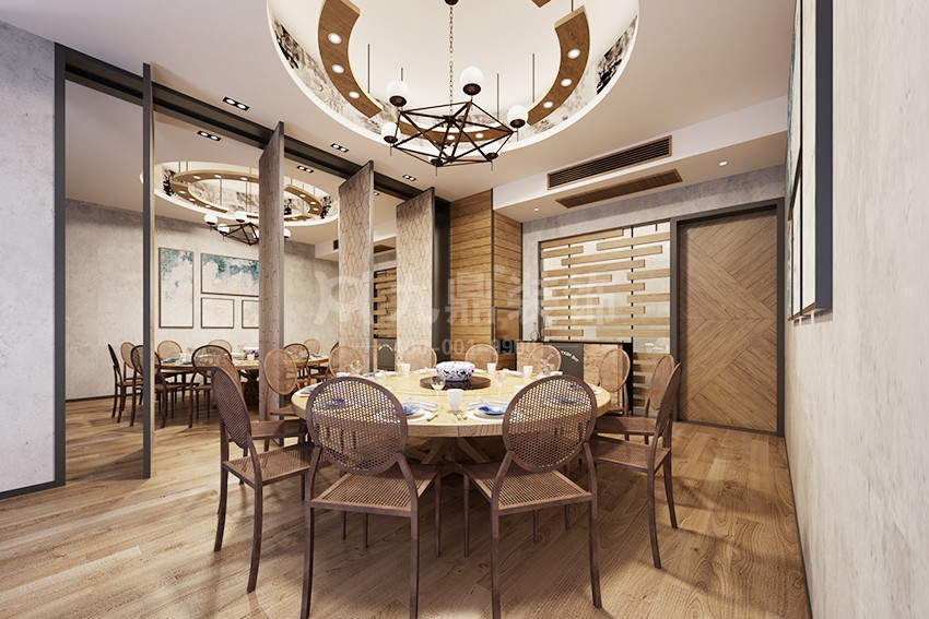 海鮮館裝修效果圖