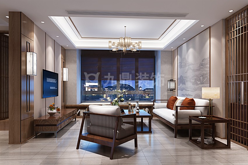 新中式裝修效果圖