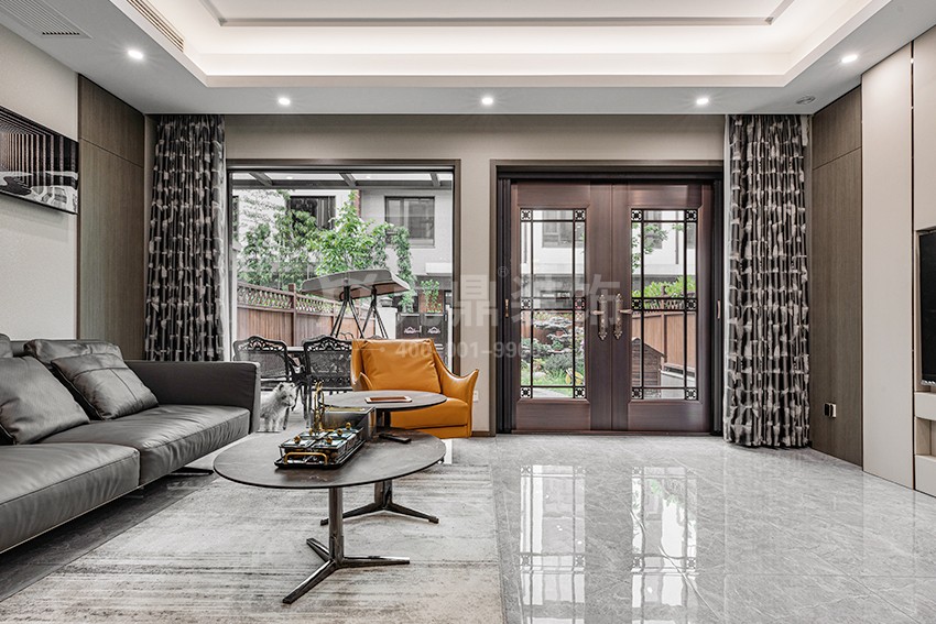 別墅客廳裝修實景圖 別墅客廳裝修實景圖