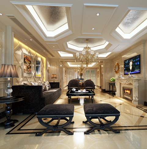 保利東灣別墅裝修效果圖