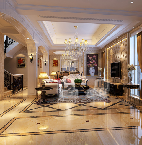 保利東灣別墅2裝修效果圖