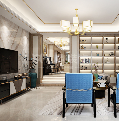 伴山香檳園別墅裝修效果圖